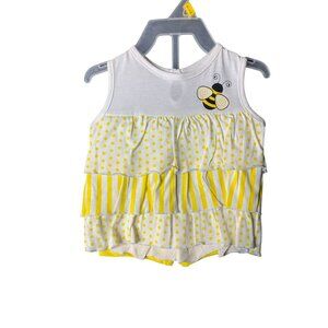 New Swiggies Girls Infant baby Size 0 3 months 2 Piece short outfit set Yellow t